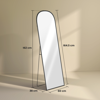 Full Length Dressing Mirror – Wall Mounted or Freestanding Floor Mirror for Bedroom & Dressing Room