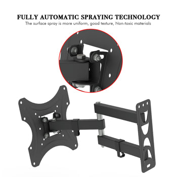 26-50" Adjustable Wall Mount Bracket Rotatable TV Stand TMX200 with Spirit Level