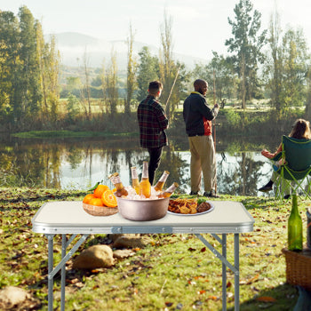 Aluminum Camping Folding Table – Lightweight Portable Outdoor Picnic Table 70×50×60 cm
