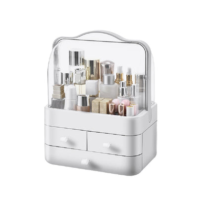 Cosmetic Organizer With Lid Stylish Designed Make up Organizers Storage Box