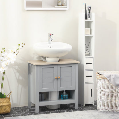 Bathroom Storage Cabinet – Slim Freestanding Organizer for Towels & Toiletries