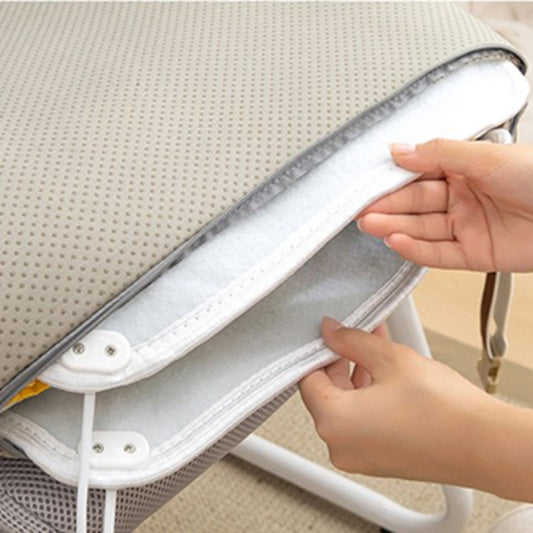 Desk Chair Cushion, Plush With Ties Dorm Chair Cushion,one Piece Chair Cushions For Dorm Desk Chair,Rocking Chair Cushion For Sit Long Time Student And Office Worker(White)