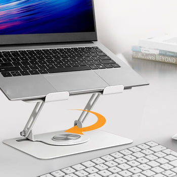 360° Metal Portable Laptop Tablet Stand Adjustable Holder For Desk Office Home